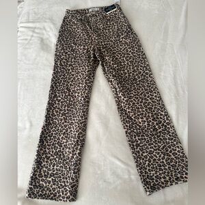 Abercrombie Leopard Print Jeans